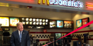 Trump Cuts Ribbon at West Wing McDonald’s Location
