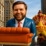 J.D. Vance Mishap With Friends Couch Causes Chaos at 99th Macy’s Thanksgiving Day Parade