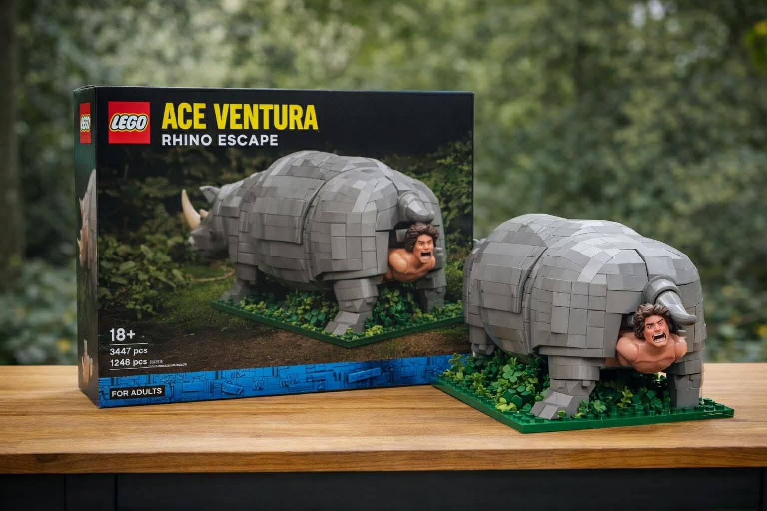 LEGO Announces “Ace Ventura Rhino Escape Set” and Adults Are Here for It